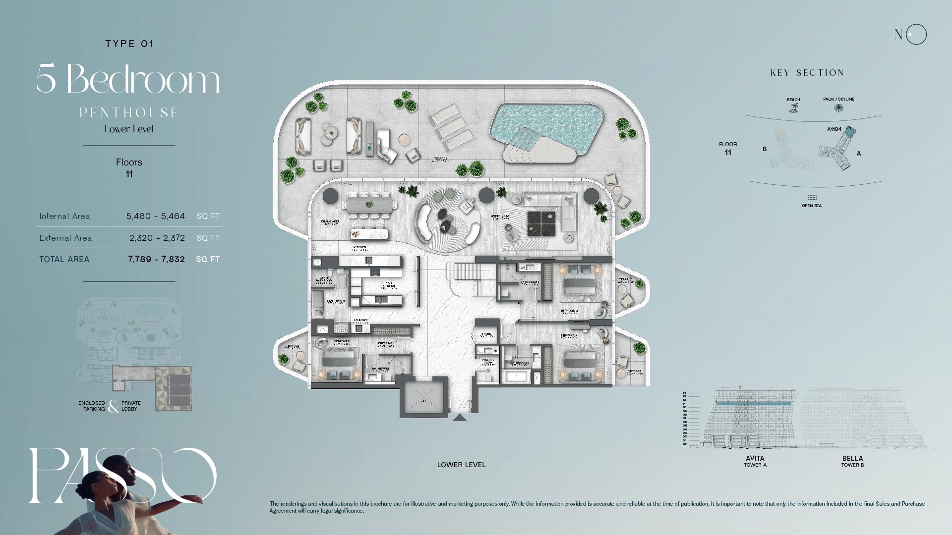 5 Bedroom Penthouse